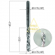 Фреза для раскроя фанеры, ЛДСП, МДФ Ø3.175*22*Ø3.175*45 3A Z2+2 Profrezi 121-317522-45