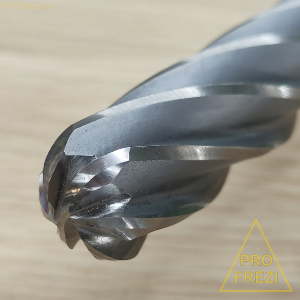 Фреза полусфера спиральная для пенопласта R10 Ø20*350*Ø20*410  950-20350-20400