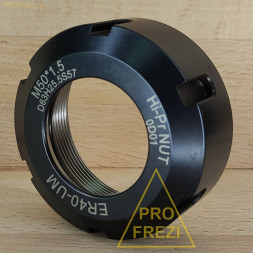 Зажимная гайка ER40UM для цанг стандарта ER40 (M50*1.5*Ø63*25.5) PASiT High Precision