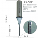 Фреза TCT со стружколомом для раскроя и пазов Ø4x22xØ12.7x75 Z3 TW-A7-422-127 для ЛДСП, фанеры, МДФ, древесины