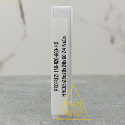 Спиральная твердосплавная фреза для стали Ø8*20*Ø8*60 Z4 покрытие NaCo Blue, HRC65, плоский торец, стружка вверх 150-820-860-HD 45°