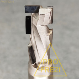 Компрессионная алмазная фреза для раскроя KWS Z1+1 Ø12*25*Ø12*75 5TZ 15°