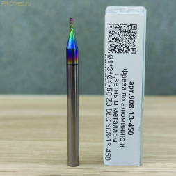 Фреза по алюминию и цветным металлам Ø1*3*Ø4*50 Z3 DLC 908-13-450