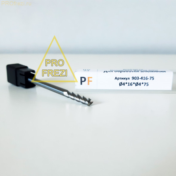 Фреза по алюминию DTU Z3 (Ø4*16*Ø4*75)