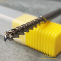 Фреза по алюминию и цветным металлам Z3 Ø8*60*Ø8*200 Profrezi 115-860-8200 плоский торец, стружка вверх