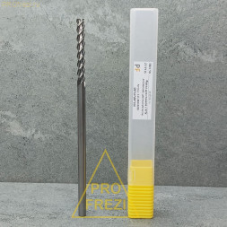 Фреза по алюминию и цветным металлам Z3 Ø8*60*Ø8*200 Profrezi 115-860-8200 плоский торец, стружка вверх