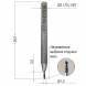 Однозаходная фреза выброс стружки вниз Ø1*3*Ø3.175*38 Z1 5A Profrezi 177-13-317538 (F07D)