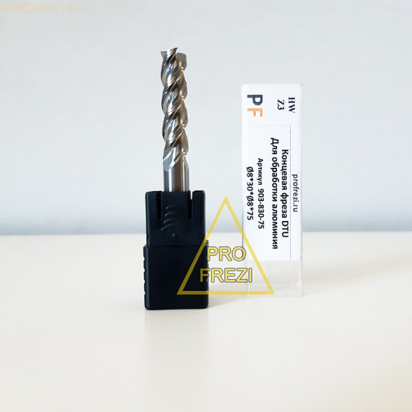 Фреза по алюминию DTU Z3 (Ø8*30*Ø8*75)