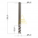 Фреза по алюминию и цветным металлам Z3 Ø4*12*Ø4*50 Profrezi 115-412-450