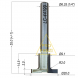Т образная фреза для пазов и загиба Tideway LC-44199 Z2 Ø20x3x14.5xØ6.35 для МДФ, древесины, фанеры