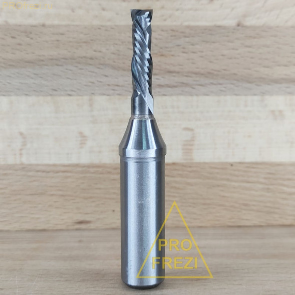 Фреза для раскроя фанеры, ЛДСП, МДФ Profrezi 202-622-12775 (Ø6*22*Ø12,7*75)  TCT Z2+2