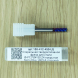 Спиральная твердосплавная фреза для стали Ø4*12*Ø4*50 Z4 покрытие NaCo Blue, HRC65, плоский торец, стружка вверх