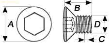 Винт CMT 990.004.00 (М4*4*6) UNI-5933