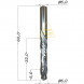 Фреза для раскроя фанеры, ЛДСП, МДФ Ø6*32*Ø6*60 3A Z2+2 Profrezi 121-632-60