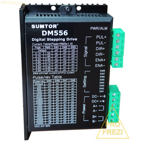 Цифровой драйвер шагового двигателя SUMTOR DM556