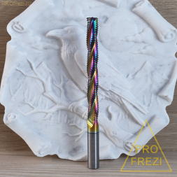 Фреза спиральная стружколом для раскроя и черновой обработки Profrezi 138-12100-12150 (F08) Z3 (Ø12*100*Ø12*150) DLC