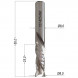 Фреза для раскроя фанеры, ЛДСП, МДФ Ø8*25*Ø8*60 3A Z2+2 Profrezi 121-825-860