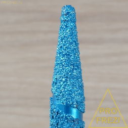Алмазная фреза для 3D и 5D фрезеровки натурального камня 7° Ø4.5-Ø5.0x65xØ10x100  для мягких пород 193-4565-10100 (F37)