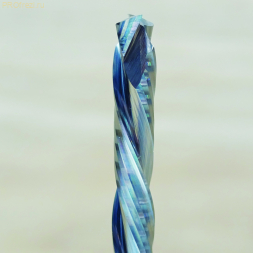 Компрессионная фреза для раскроя фанеры, ЛДСП, МДФ, ДВП  Z2+2 Ø4*22*Ø4*50 901-422-450