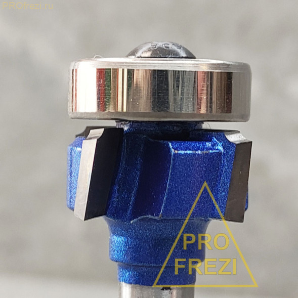 Кромочная калевочная фреза с подшипником R1 Ø22*9*Ø8*55 1017-122-855 Z4