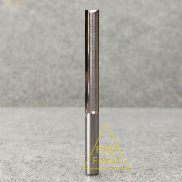 Ø6*42*Ø6*70 Прямая твердосплавная концевая фреза для древесины, фанеры, MDF Z2 HW Profrezi 113-642-670-Y