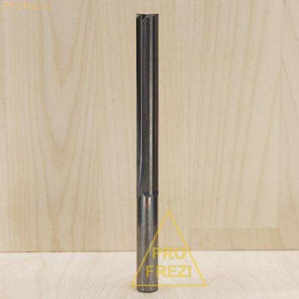 Прямая твердосплавная концевая фреза для древесины, фанеры, MDF Z2 HW Ø8*62*Ø8*100 Profrezi 113-862-8100 (F30)