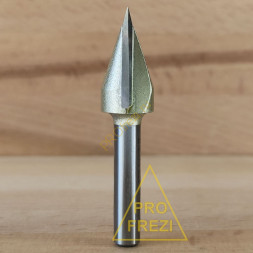 Коническая фреза Arden 10310054 45° Ø15.1*22*Ø6.35*55