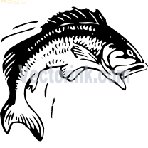 Рыбы в формате DXF, SVG