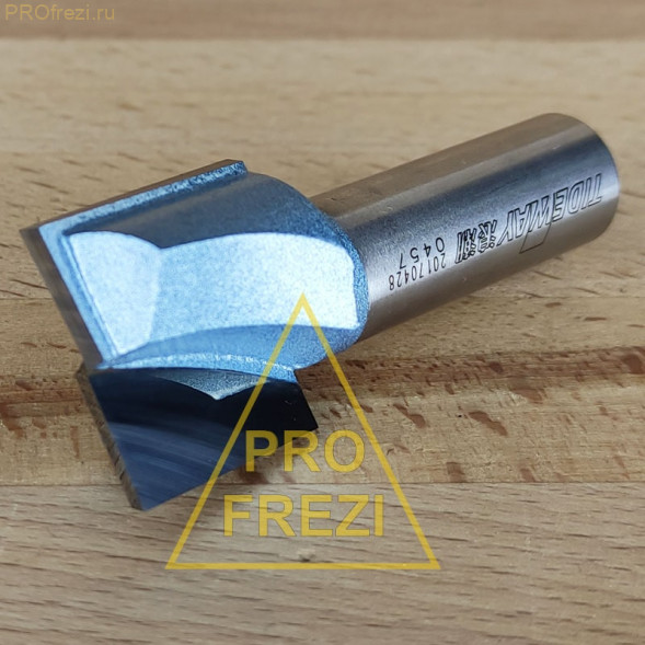 Погружная прямая пазовая фреза Tideway LC01062320G (Ø23*20*Ø12.7*58) Z2