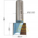 Погружная прямая пазовая фреза Tideway LC01062320G (Ø23*20*Ø12.7*58) Z2