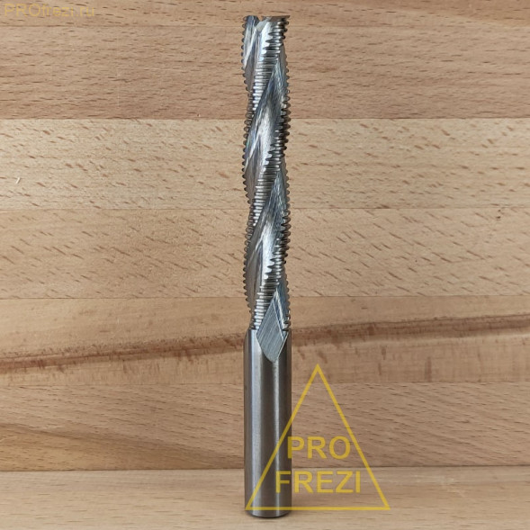 Фреза спиральная стружколом для раскроя и черновой обработки Profrezi 138-1280-12130 (F08) Z3 (Ø12*80*Ø12*120) HWM