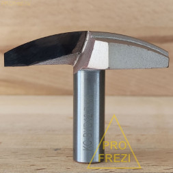 Фреза полукруглая фасонная радиусная KCM R70 Ø65*8*Ø12.7*50 для ручного фрезера и станков с ЧПУ по дереву