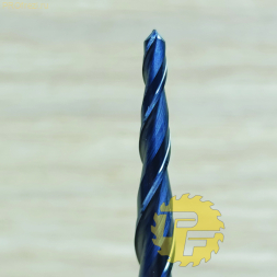 Коническая сферическая фреза для 3D и 5D фрезеровки 2.91° R1 Ø2*60*Ø8*100 Z2 AlTiN Profrezi 100-160-8100 (F01) HRC55