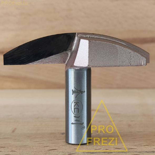 Фреза полукруглая фасонная радиусная KCM R66 Ø70*10*Ø12.7*53 для ручного фрезера и станков с ЧПУ по дереву