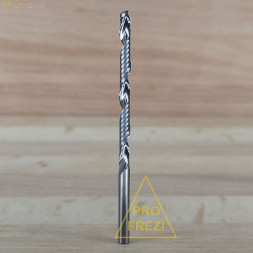 Фреза для фрезеровки пластиков, древесины, MDF Ø3.175*42*Ø3.175*65 Z1 5A Profrezi 175-317542-317565 (F07U)