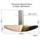Фреза полукруглая фасонная радиусная KCM R93,5 Ø84*10*Ø12.7*53 для ручного фрезера и станков с ЧПУ по дереву
