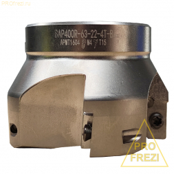 Корпусная торцевая насадная фреза для обработки металлов BAP400R-63-22-4T